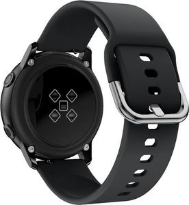 Alogy Pasek Soft Galaxy Watch Active 2 czarny (20mm) 1