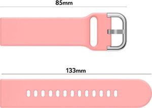 Alogy Pasek Soft Gear S3/ Watch 46mm różowy (22mm) 4