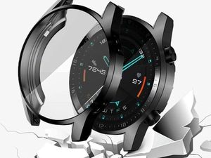 Alogy Etui silikonowe Watch GT 2 Sport/ Classic 46mm Czarne 7