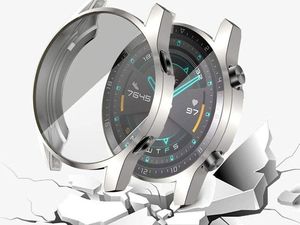 Alogy Etui silikonowe Watch GT 2 Sport/ Classic 46mm Srebrne 2