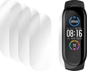 Alogy 5x Folia ochronna 3D Alogy na ekran do Xiaomi Mi Band 5 uniwersalny 2