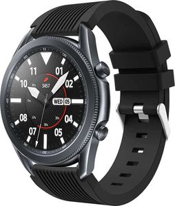 Alogy Pasek sportowy Guma do Samsung Gear S3 / watch 46mm czarny (22mm) uniwersalny 1