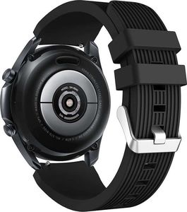 Alogy Pasek sportowy Guma do Samsung Gear S3 / watch 46mm czarny (22mm) uniwersalny 2