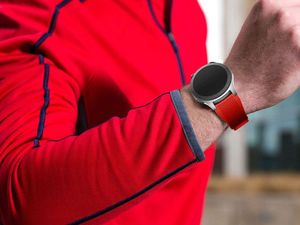 Alogy Pasek sportowy Guma do Samsung Gear S3 / watch 46mm czerwony + Szkło (42837) 6