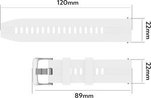Alogy Pasek Soft Gear S3/ Watch 46mm Biały 4
