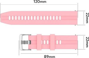 Alogy Pasek Soft Gear S3/ Watch 46mm Różowy 4