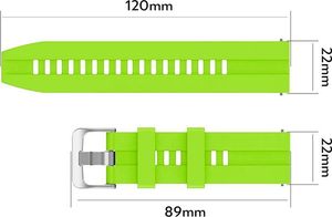 Alogy Pasek Soft Gear S3/ Watch 46mm Zielony 4