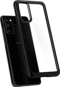 Spigen Etui Spigen Ultra Hybrid do Samsung Galaxy S20 Matte Black + Szkło Alogy FG uniwersalny 3