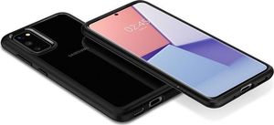 Spigen Etui Spigen Ultra Hybrid do Samsung Galaxy S20 Matte Black + Szkło Alogy FG uniwersalny 4
