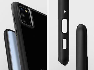 Spigen Etui Spigen Ultra Hybrid do Samsung Galaxy S20 Matte Black + Szkło Alogy FG uniwersalny 6