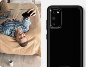 Spigen Etui Spigen Ultra Hybrid do Samsung Galaxy S20 Matte Black + Szkło Alogy FG uniwersalny 7