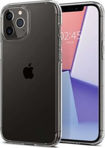 Spigen Etui Spigen Ultra Hybrid do Apple iPhone 12 Pro Max 6.7 Crystal Clear + Szkło Alogy uniwersalny 2