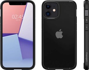 Spigen Etui Spigen Ultra Hybrid do Apple iPhone 12 Mini 5.4 Matte Black + Szkło Alogy uniwersalny 3