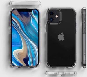 Spigen Etui Spigen Ultra Hybrid do Apple iPhone 12 Mini 5.4 Matte Black + Szkło Alogy uniwersalny 7