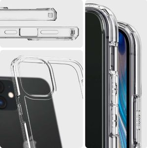 Spigen Etui Spigen Ultra Hybrid do Apple iPhone 12 Mini 5.4 Crystal Clear + Szkło Alogy uniwersalny 9