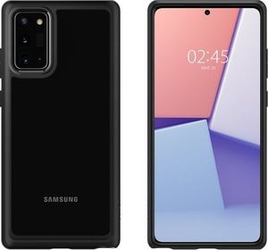 Spigen Etui Spigen Ultra Hybrid do Samsung Galaxy Note 20 Matte Black + Szkło Alogy Full uniwersalny 3