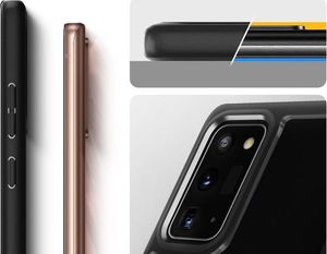 Spigen Etui Spigen Ultra Hybrid do Samsung Galaxy Note 20 Matte Black + Szkło Alogy Full uniwersalny 6