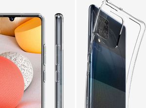 Spigen Etui Spigen Liquid Crystal do Samsung Galaxy A42 5G Crystal Clear uniwersalny 10