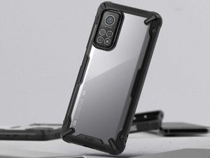 Ringke Etui ochronne Ringke Fusion X do Xiaomi Mi 10T 5G/ Mi 10T Pro 5G + Szkło 3mk uniwersalny 6