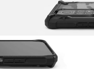 Ringke Etui ochronne Ringke Fusion X do Xiaomi Mi 10T/ Mi 10T Pro 5G Camo Black + Szkło 3mk uniwersalny 2