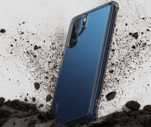 Ringke Etui Ringke Fusion do Huawei P30 Pro Smoke Black + Szkło Alogy cały ekran uniwersalny 5