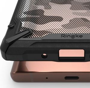 Ringke Etui Ringke Fusion X do Samsung Galaxy Note 20 Camo Black + Szkło Alogy Full uniwersalny 6