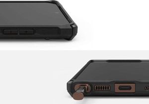 Ringke Etui Ringke Fusion X do Samsung Galaxy Note 20 Camo Black + Szkło Alogy Full uniwersalny 8