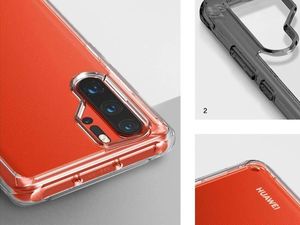 Ringke Etui Ringke Fusion do Huawei P30 Pro Clear + Szkło Alogy cały ekran uniwersalny 2