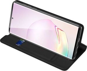 Dux Ducis Etui Dux Ducis Skin do Samsung Galaxy Note 20 Czarne + Szkło Alogy Full uniwersalny 4