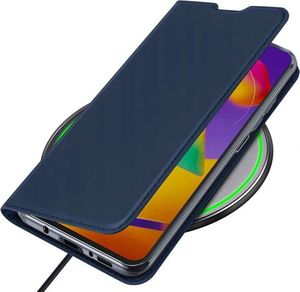Dux Ducis Etui ochronne Dux Ducis Skin do Samsung Galaxy M31s Granatowe + Szkło 3mk uniwersalny 4