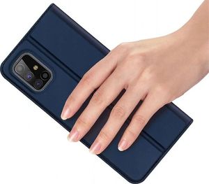 Dux Ducis Etui ochronne Dux Ducis Skin do Samsung Galaxy M31s Granatowe + Szkło 3mk uniwersalny 5