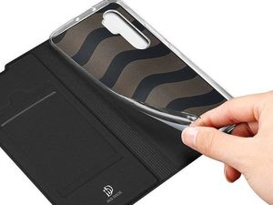 Dux Ducis Etui Dux Ducis Skin do Xiaomi Mi Note 10 Lite Czarne + Szkło Mocolo 3D uniwersalny 6