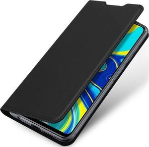 Dux Ducis Etui Dux Ducis Skin do Xiaomi Redmi Note 9S/9 Pro/9 Pro Max Czarne + Szkło Alogy Full uniwersalny 3