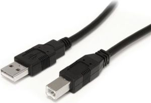Kabel USB StarTech USB-A - USB-B 10 m Czarny (USB2HAB30AC) 1