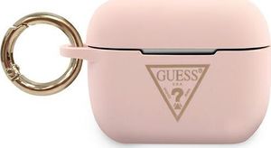 Guess Etui ochronne GUACAPLSTLPI Silicone Triangle Logo różowe 1