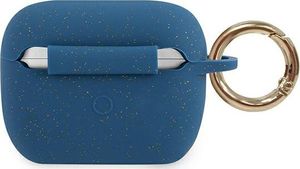 Guess Etui ochronne GUACAPSILGLBL Silicone Glitter do AirPods Pro granatowe 2