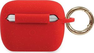 Guess Etui ochronne GUACAPSILGLRE Silicone Glitter do AirPods Pro czerwone 2