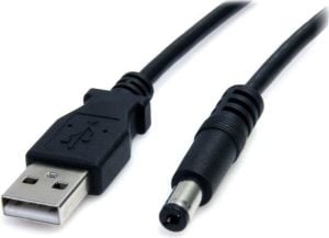 Kabel USB StarTech USB-A - DC 5.5 mm 2 m Czarny (USB2TYPEM2M) 1