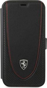 Ferrari Ferrari FEOGOFLBKP12MBK iPhone 12/12 Pro 6,1" czarny/black book Off Track Perforated 2