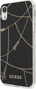 Guess Guess GUHCI61PCUCHBK iPhone Xr czarny/black hardcase Gold Chain Collection 2
