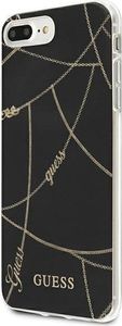 Guess Guess GUHCI8LPCUCHBK iPhone 7/8 Plus czarny/black hardcase Gold Chain Collection 2