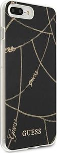 Guess Guess GUHCI8LPCUCHBK iPhone 7/8 Plus czarny/black hardcase Gold Chain Collection 4