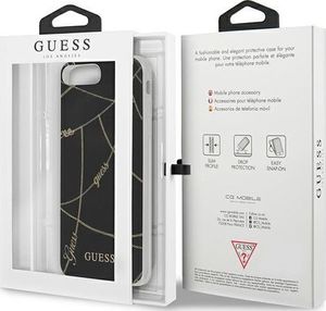 Guess Guess GUHCI8LPCUCHBK iPhone 7/8 Plus czarny/black hardcase Gold Chain Collection 8