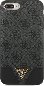 Guess Guess GUHCI8LPU4GHBK iPhone 7/8 Plus szary/grey hardcase 4G Triangle Collection 3