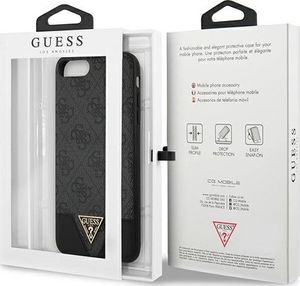 Guess Guess GUHCI8LPU4GHBK iPhone 7/8 Plus szary/grey hardcase 4G Triangle Collection 8