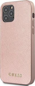 Guess Guess GUHCP12LIGLRG iPhone 12 Pro Max 6,7" różowo-złoty/rose gold hardcase Iridescent 2