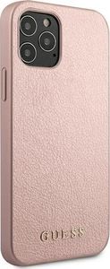 Guess Guess GUHCP12LIGLRG iPhone 12 Pro Max 6,7" różowo-złoty/rose gold hardcase Iridescent 4