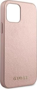 Guess Guess GUHCP12LIGLRG iPhone 12 Pro Max 6,7" różowo-złoty/rose gold hardcase Iridescent 9