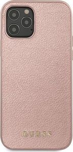 Guess Guess GUHCP12MIGLRG iPhone 12/12 Pro 6,1" różowo-złoty/rose gold hardcase Iridescent 3