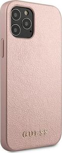 Guess Guess GUHCP12MIGLRG iPhone 12/12 Pro 6,1" różowo-złoty/rose gold hardcase Iridescent 4